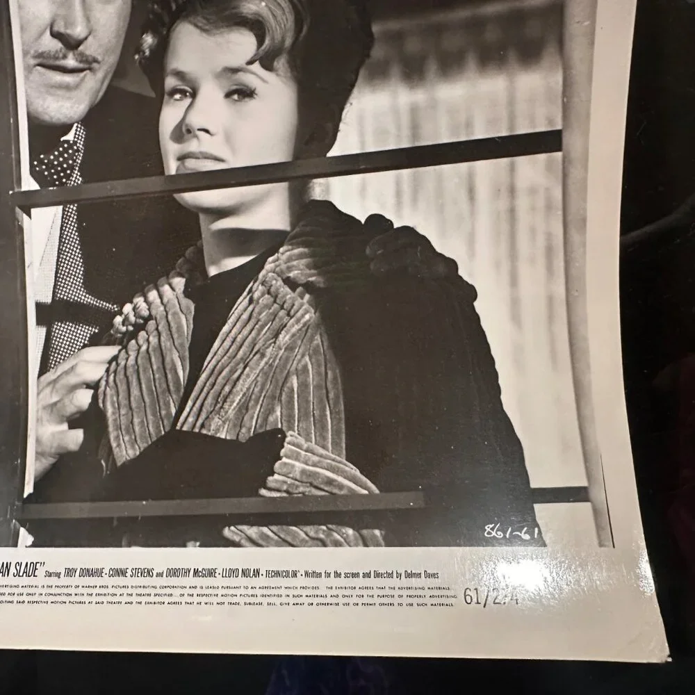 Vintage 1961 Warner Bros. Movie Still "Susan Slade" Featuring Connie Stevens & T - Picture 8 of 14